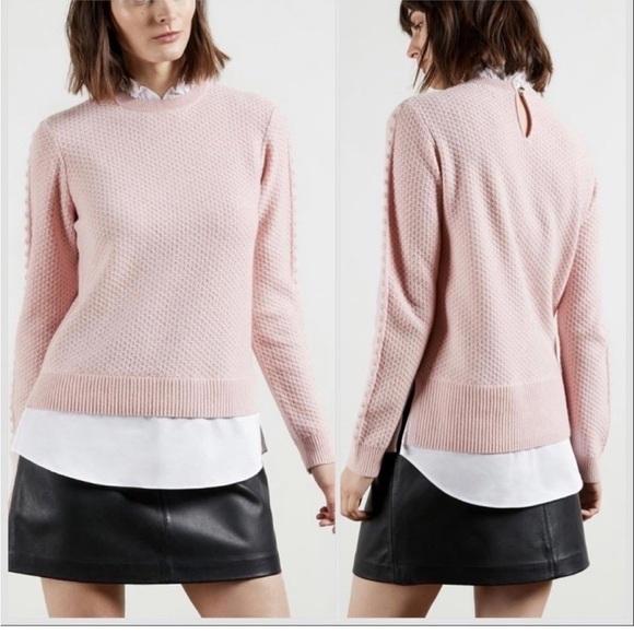 Ted Baker Teaggann Layered shirt sweater - Picture 2 of 9